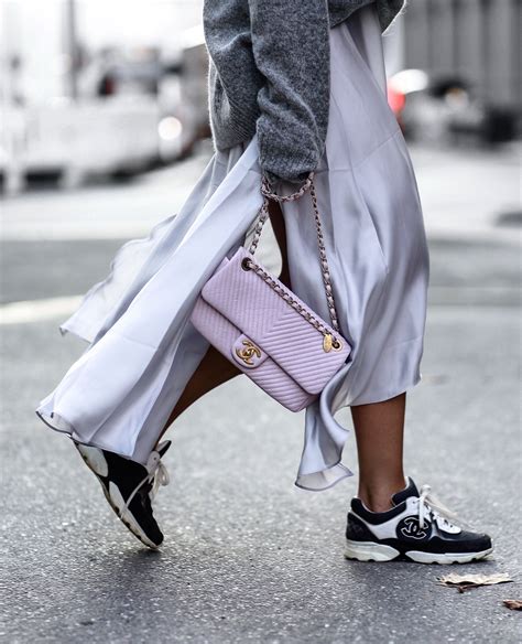 chanel sneakers in store|chanel sneakers street style.